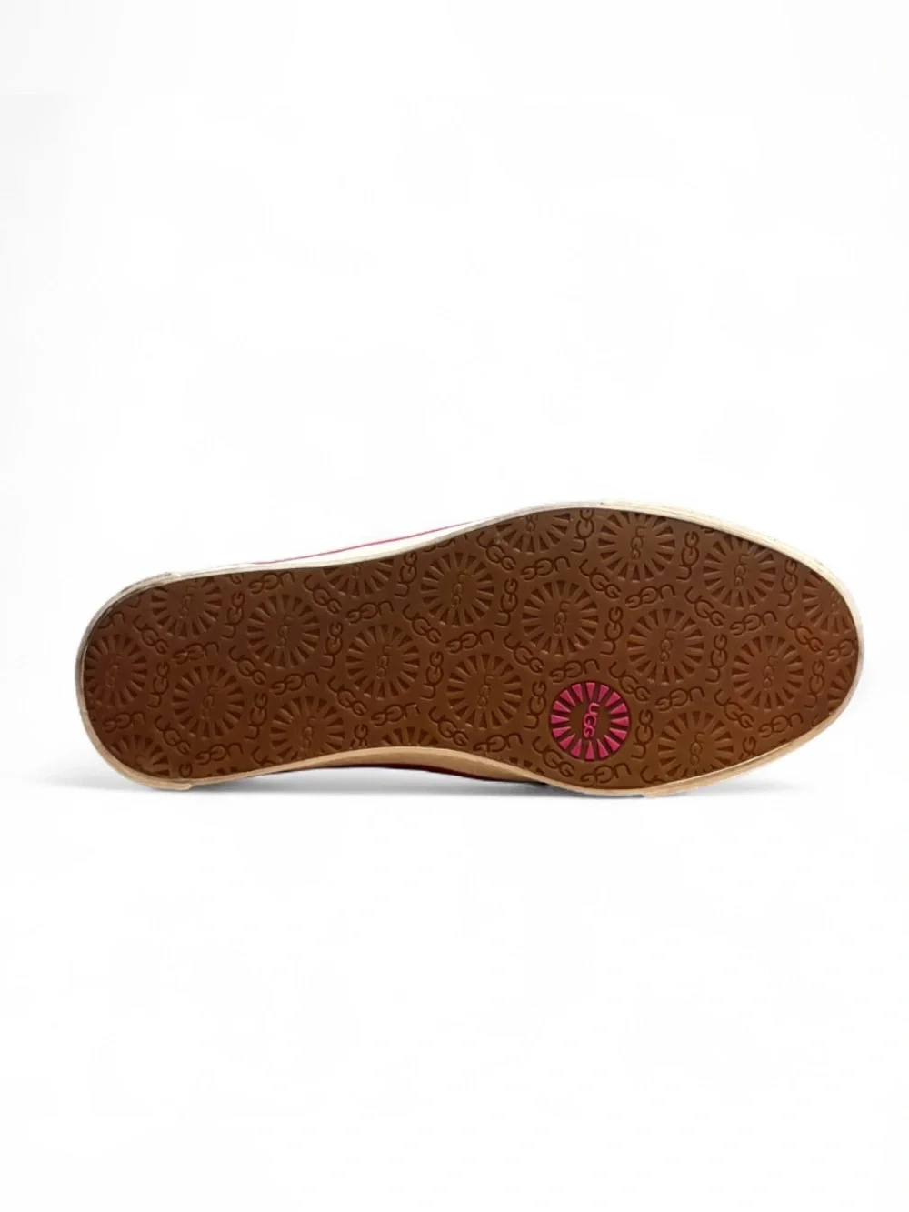 UGG Evera Denim Logo Print Sherpa Lined Sneakers in Pink Women